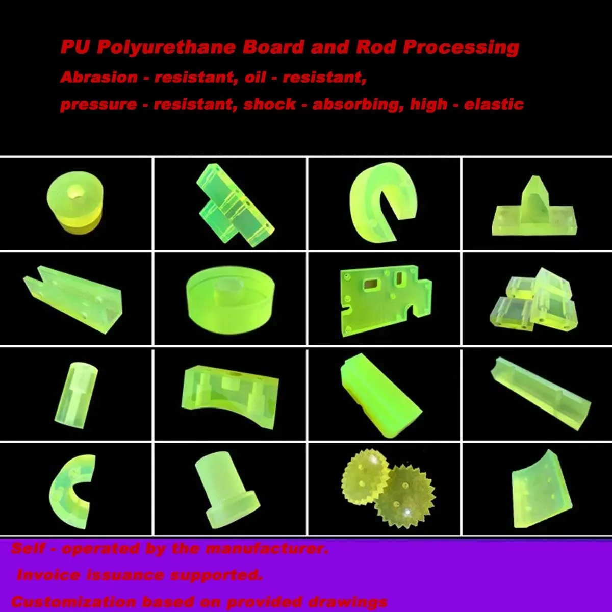 

PU Damping Cushion Plate Plastic Board Polyurethane Elastic Rubber Sheet