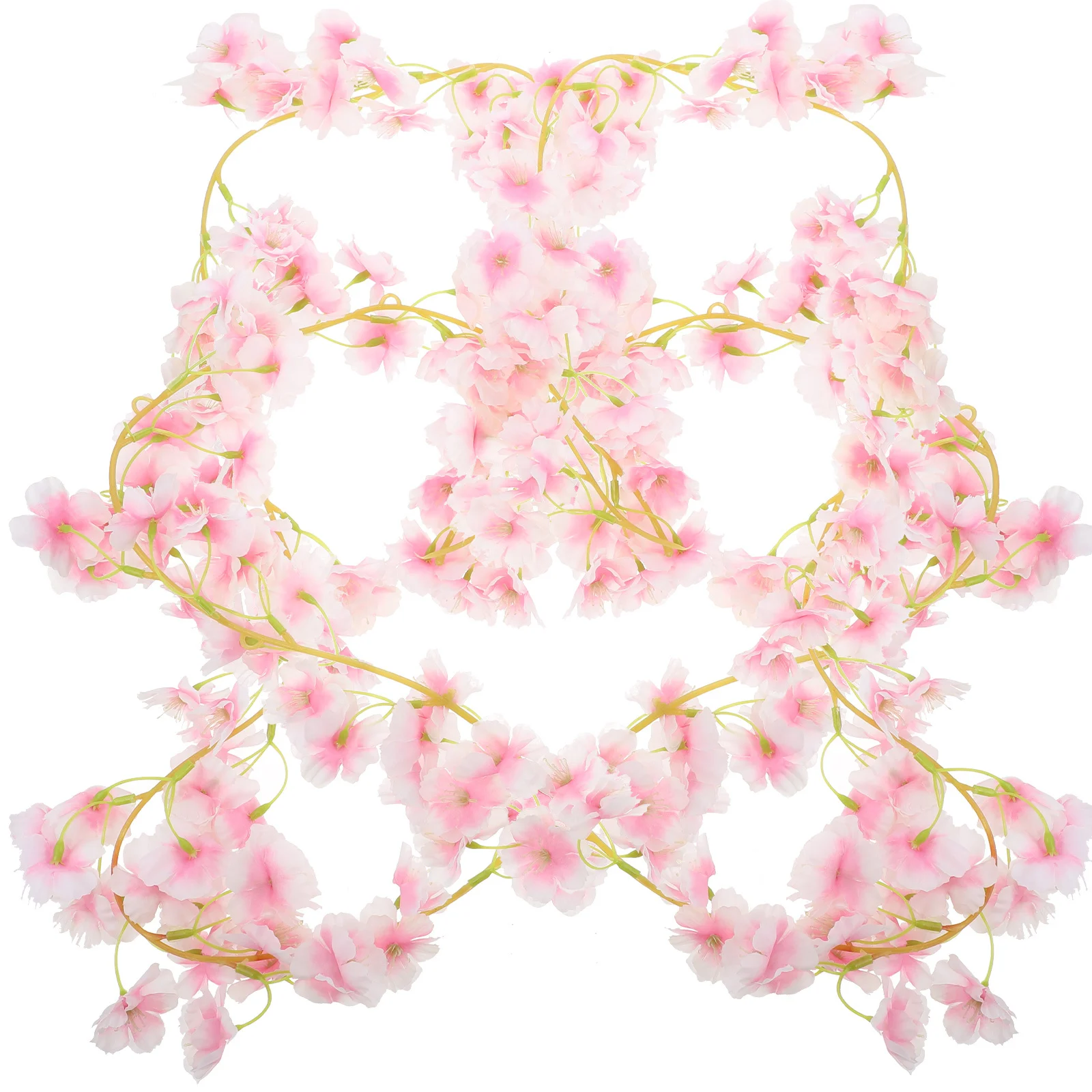 

Simulated Cherry Blossom Decoration Flower Vines Garland Faux Arrangement Fake Flowers Branches Floral Decorations