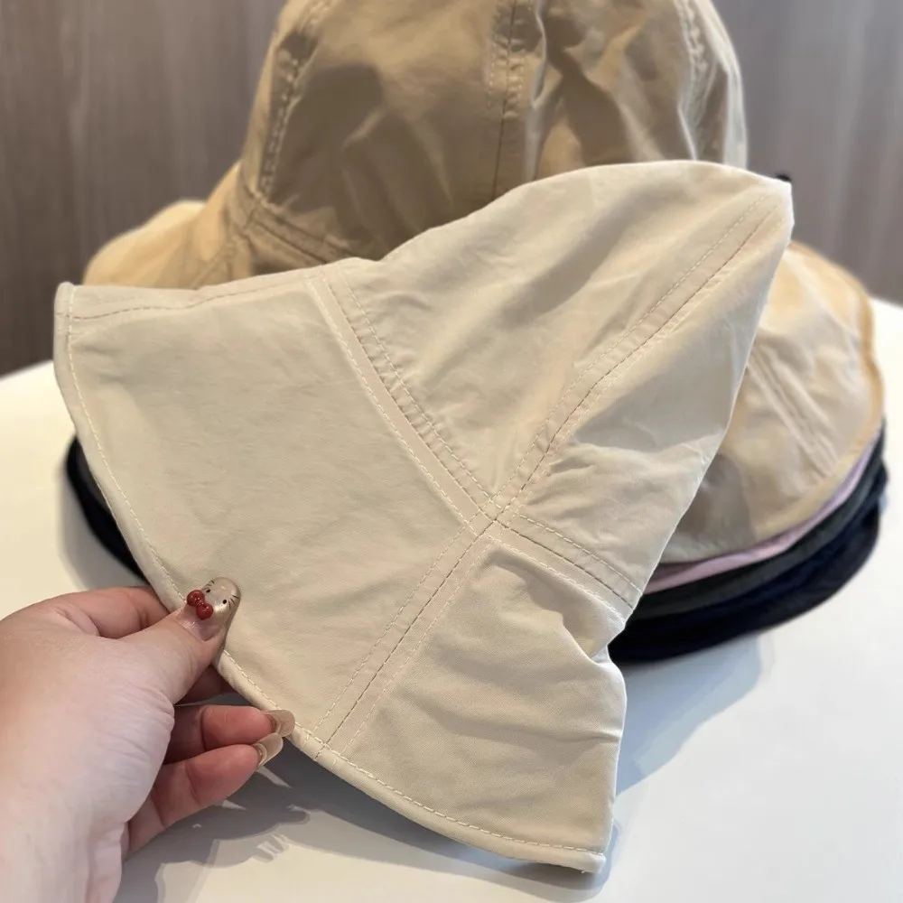 Portable Breathable Bucket Hat Foldable Waterproof Fishing Hat Quick Dry Adjustable Sun Hat