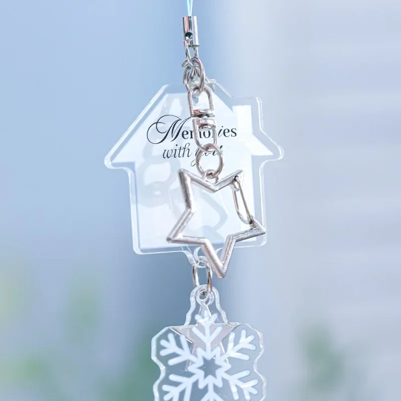 Acrylic Pendant Korean Creative Gift Cute School Bag Pendant Keychain