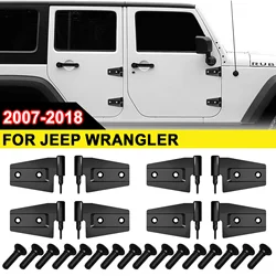 Car Door Hinge Screw Mount Repair Kit for Jeep Wrangler JK  2007-2018 Rubicon Sahara 2Door Hinge 4Door Hinges Replace