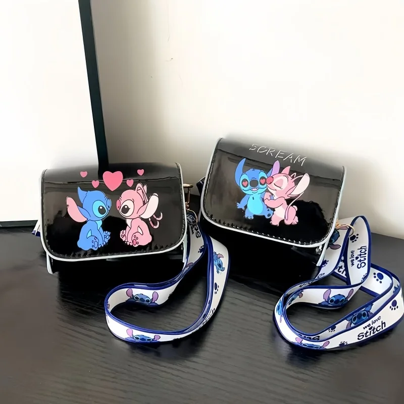 أنيمي Kawaii الحب غرزة ليلو حقائب كروسبودي الفتيات النساء الفاخرة العلامة التجارية حقيبة عالية الجودة مصمم حقائب صغيرة للهدايا