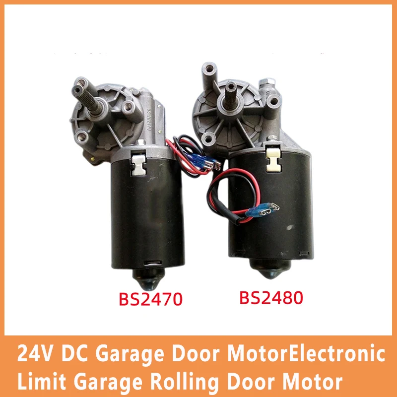 1 pz/lotto 24V DC motore per porte da Garage limite elettronico motore per porte avvolgibili per Garage BS2470 BS2480