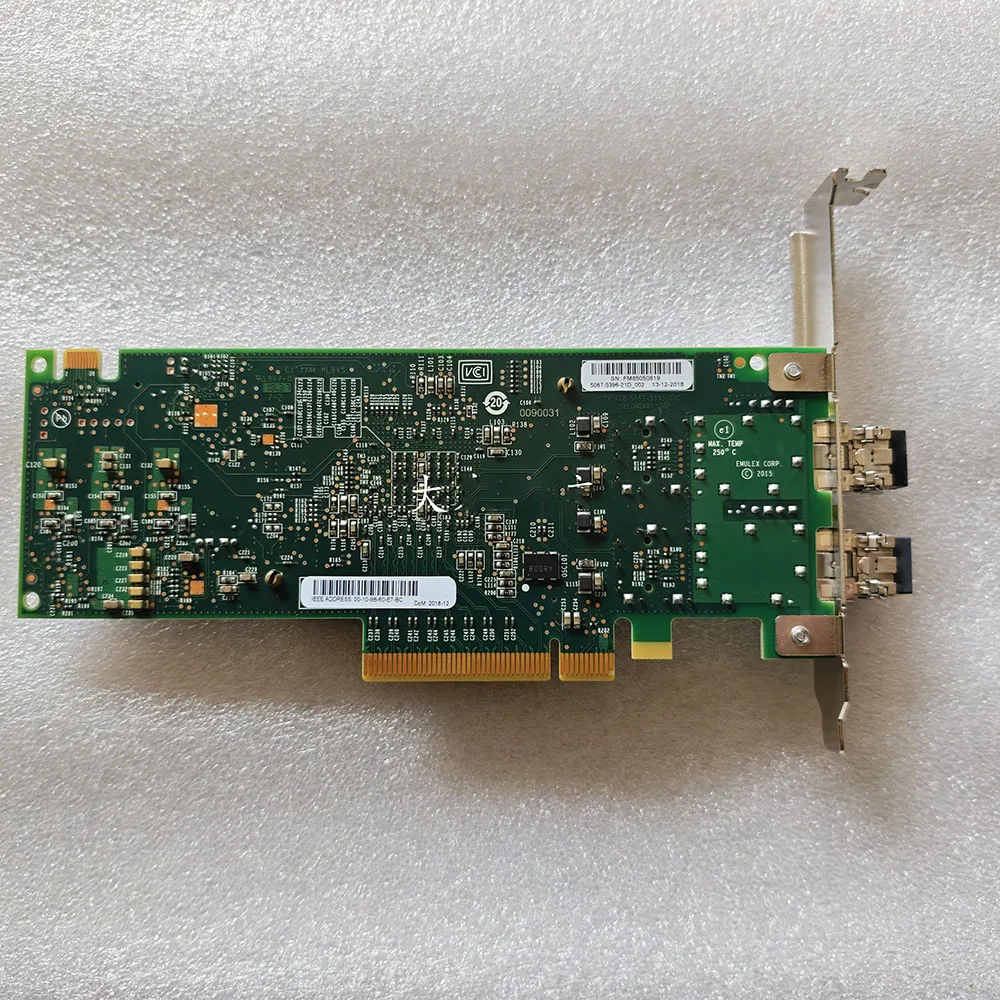 Original 0RXNT1 Emulex LPE31002-M6-D 16Gb Dual Port Fiber Channel HBA Card
