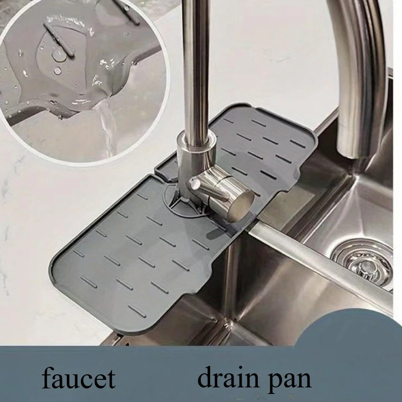 

Foldable faucet drain pad Household water-proof and leak-proof sink drain pad