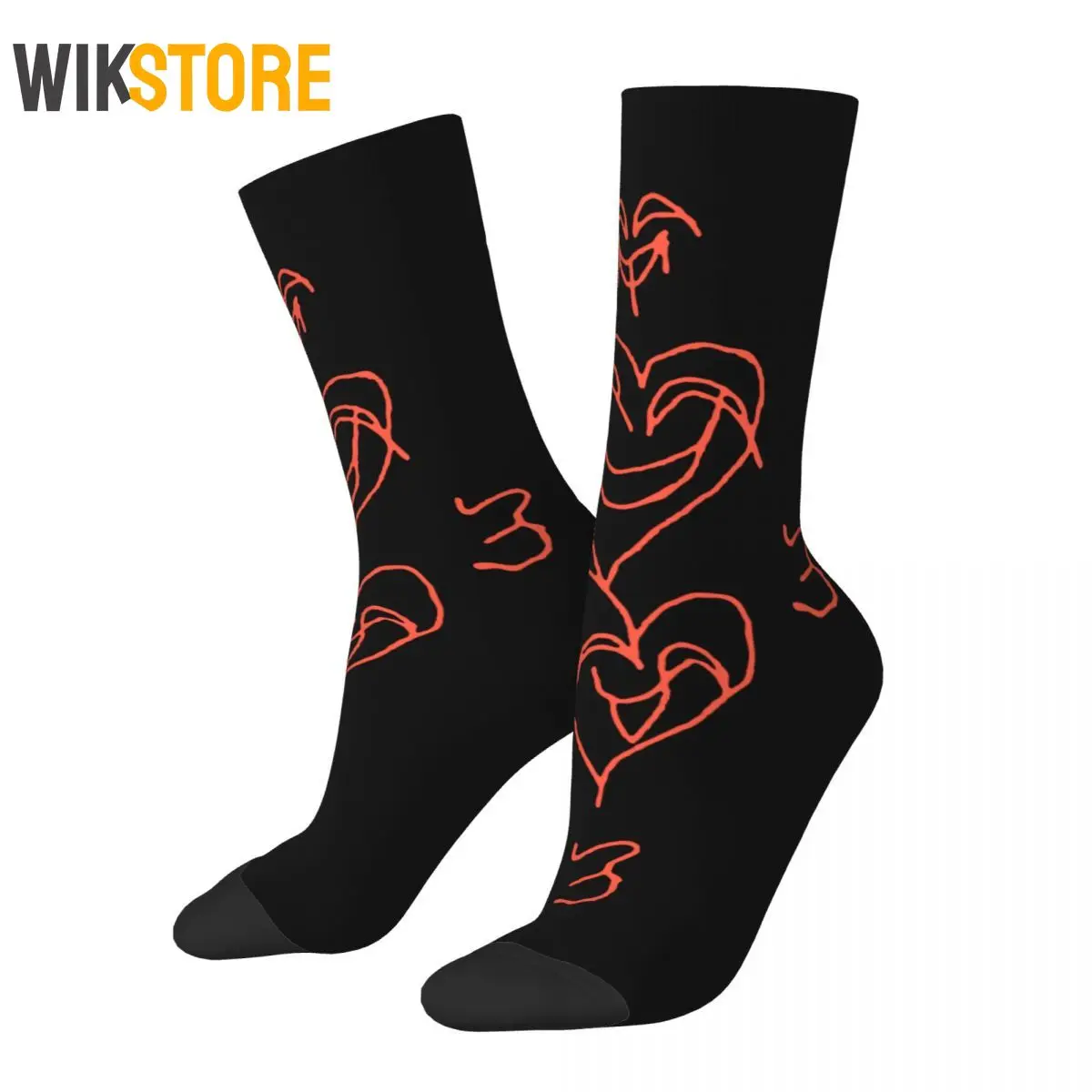 

Fashion Male Men Socks Novelty Bladee Drain Gang 333 Logo Sock Graphic Women Socks Spring Summer Autumn Winter Breathable Sock