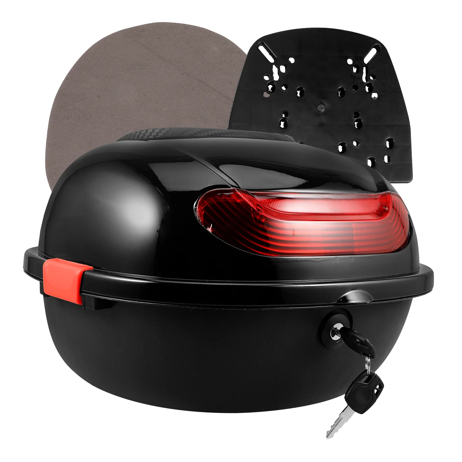 

Electric Car Back Row Motorcycle Trunk Travel Rear Top Case Scooter Luggage Pp Tail Storage