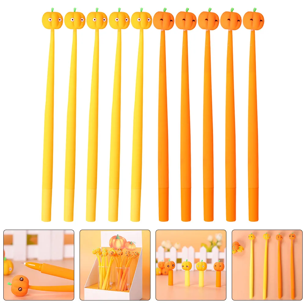 

10pcs Adorable Teachers Gel Cute Writing For Students Smooth Portable School Stationery Kids Cartoon Pens Sign Pens Student