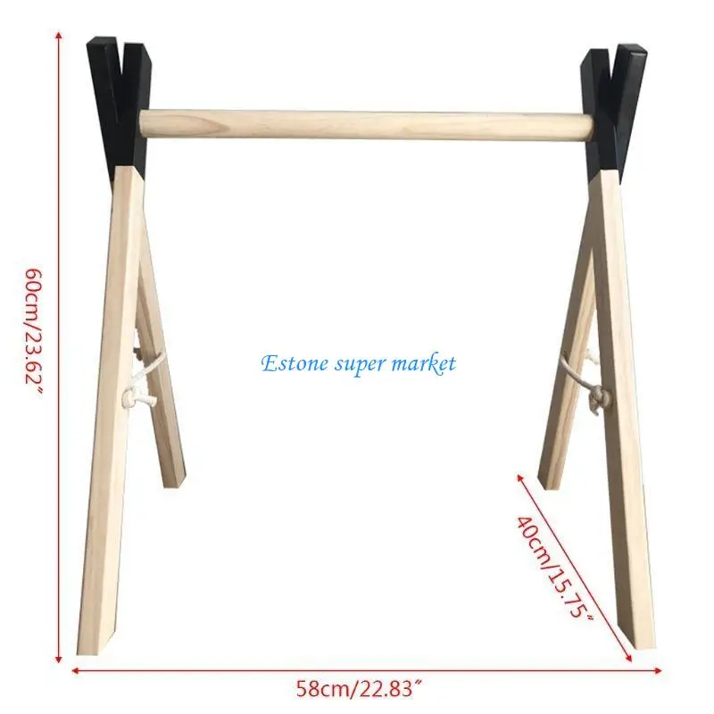 090B Baby Fitness Rack Nordic Einfache Holz Kinderzimmer Dekorationen Neugeborenen Kinder