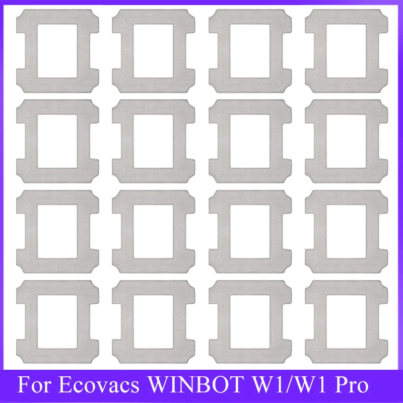 Washable Mop Cloths For Ecovacs WINBOT W1/W1 Pro Window Vacuum Cleaner Spare Parts Mop Cloth Rags Replacement Accessories