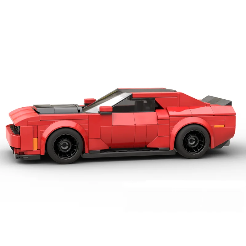 319 Parts Building Block Model MOC City Speed Challenger SRT Devil Toy Christmas Gift For Adults And Kids