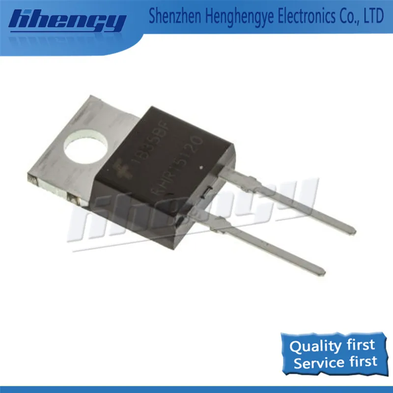 RHRP15120 RHR15120 TO-220AC Schottky diodes 1200V 15A Original diode, 1 pieces per order