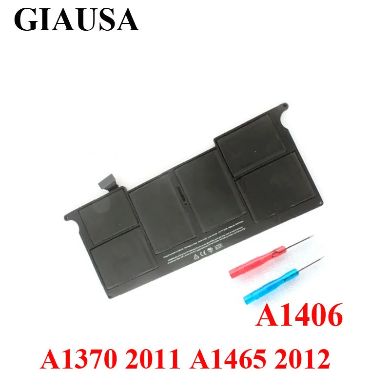 A1375 A1406 Battery For Macbook Air 11 inch A1370 2010 2011 A1465 2012 Year 020-7377-A