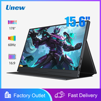 15.6 Inch Portable Monitor FHD 1920X1080 Display Mobile Extended Screen Compatible With HDMI Type-C PS4/5 XBOX Switch PC Mac