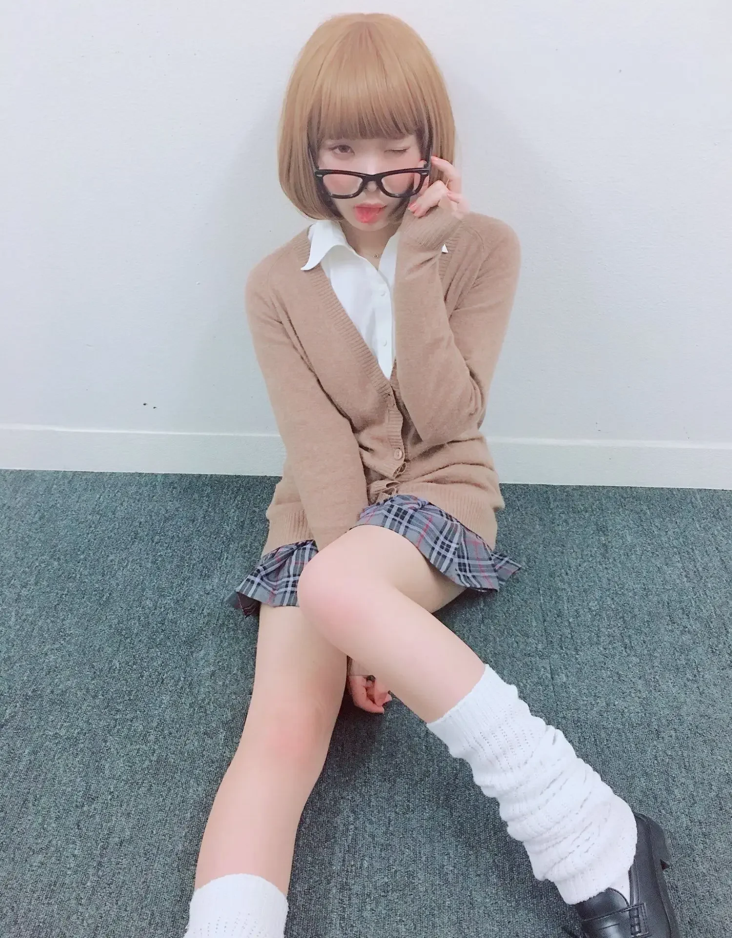 Calcetines holgados de uniforme JK japonés para mujer, calcetines holgados de Cosplay de Anime, medias de estudiante para niña, calentadores de piernas