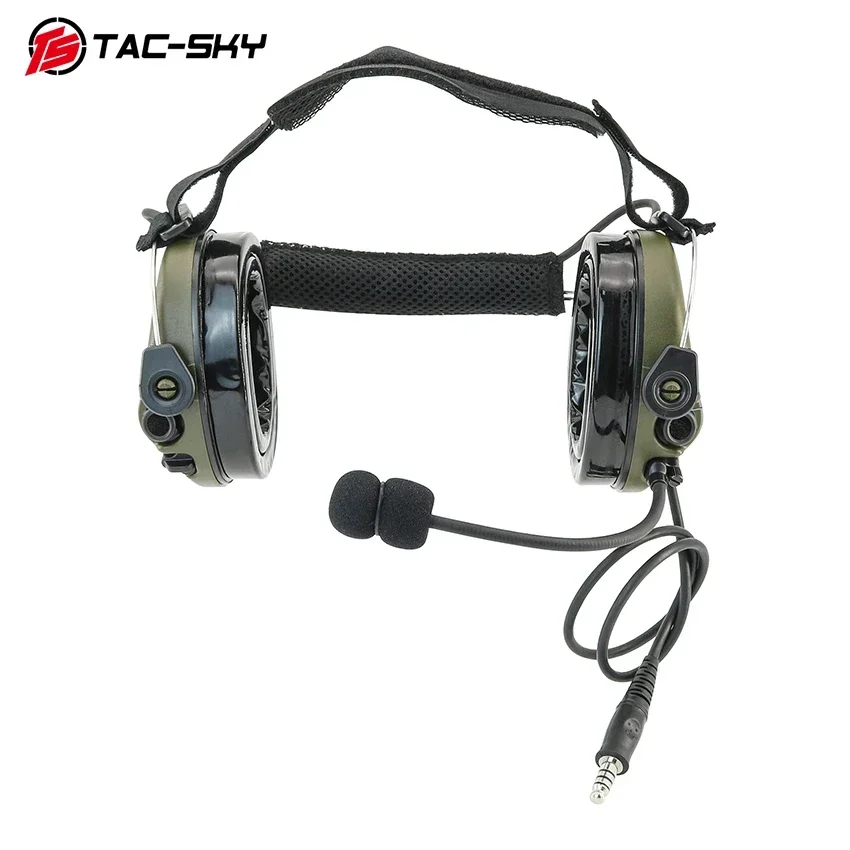 TS TAC-SKY TAC302 Communication Headset Electronic Shooting Earmuffs Hearing Protection Shooting Headphone for Hunting Airsoft