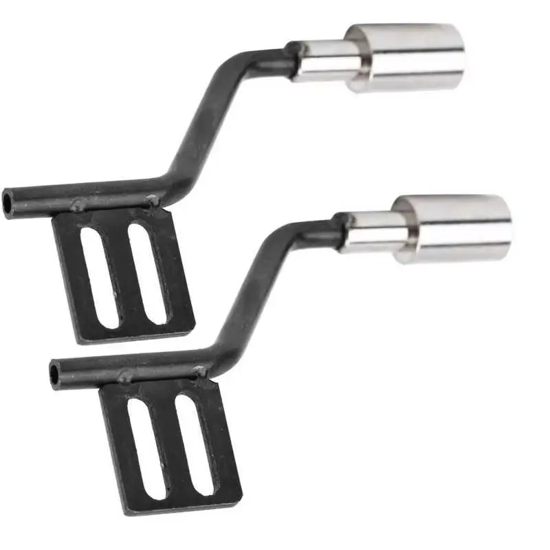 1 Pair Exhaust Pipe Accessories Metal RC Car Simulation Decoration For Scx10 For Trx4 1/10 RC Car