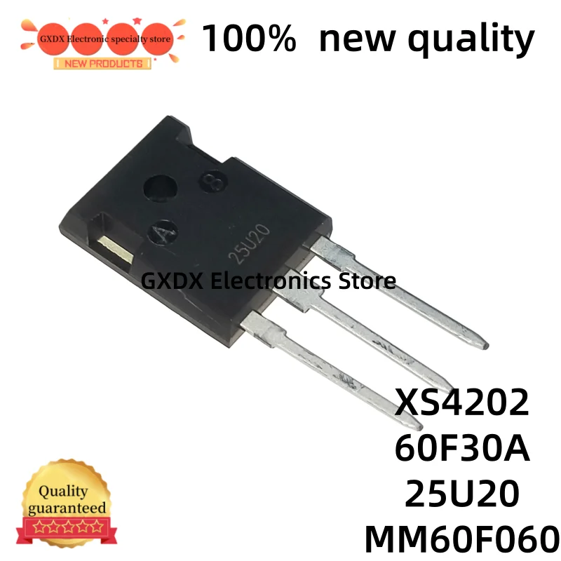 5-10pcs 60F30A MM60F060 XS4202 25U20 TO-3P Fast Recovery Diode High Power Field Effect Tube Transistors