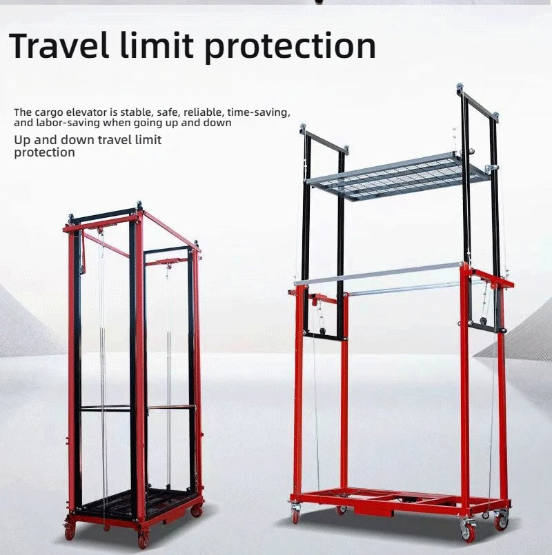ลิฟท์ยกแบบเคลื่อนที่ควบคุมระยะไกลอัตโนมัติ 2.5 เมตร สำหรับงานตกแต่งภายในและภายนอกอาคาร แบบพกพา ใช้ไฟฟ้า