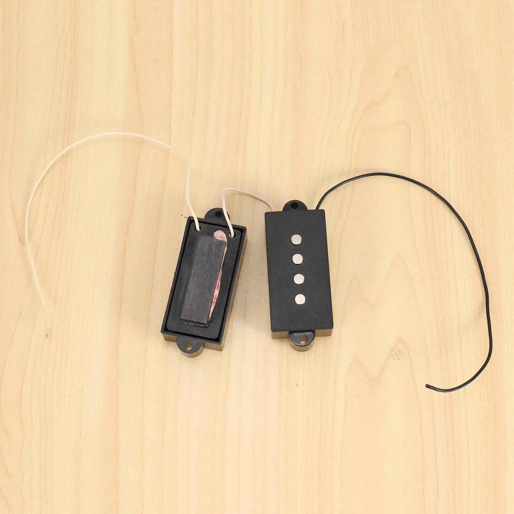 Pb P Bass Pickup Humbucker Pickup для 4-струнной замены бас-гитары P, черный