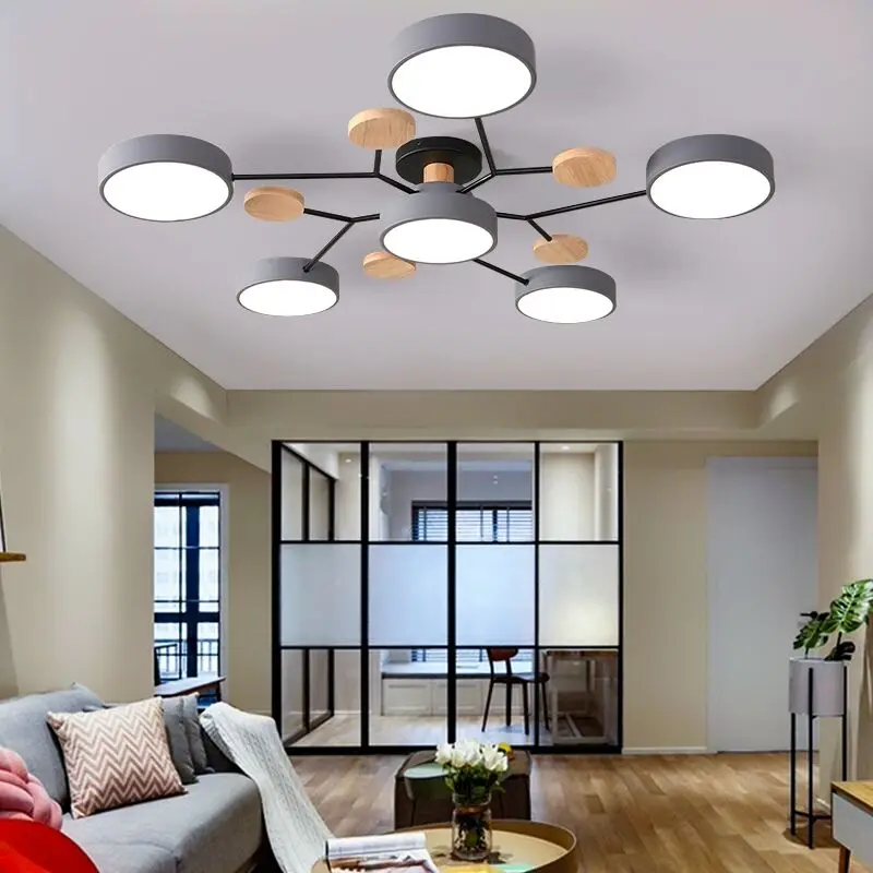 Modern Indoor Lighting Living Room Ceiling Chandelier Bedroom LED Ceiling Light Ceiling Pendant Lamp Balcony Light Factory Sales