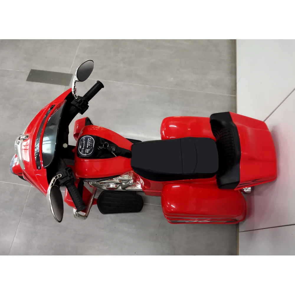 دراجة مغامرة ألتيميت 2 كيد! دراجة نارية كهربائية 12 فولت مع مفتاح تشغيل، محركات مزدوجة، 3 عجلات للسلامة، المصباح الأمامي والتخزين