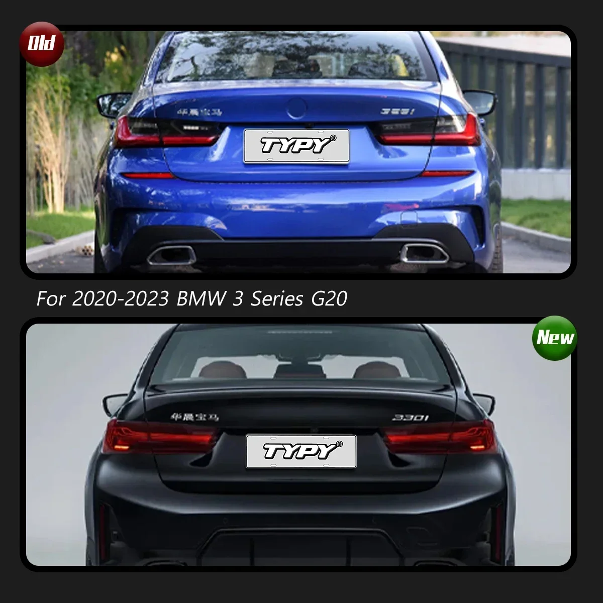 

Автомобильный задний фонарь для BMW 3 серии G20 G28 2020-2023, обновленный, модифицированный для нового DRL, динамический указатель поворота, светодиодный задний фонарь, автоаксессуары
