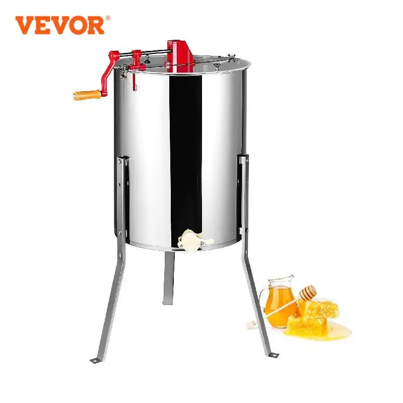 

VEVOR Honey Extractor 4/8 2/4 Frame Electric Stainless Steel Honeycomb Spinner Crank Honey Centrifuge Beekeeping Equipment