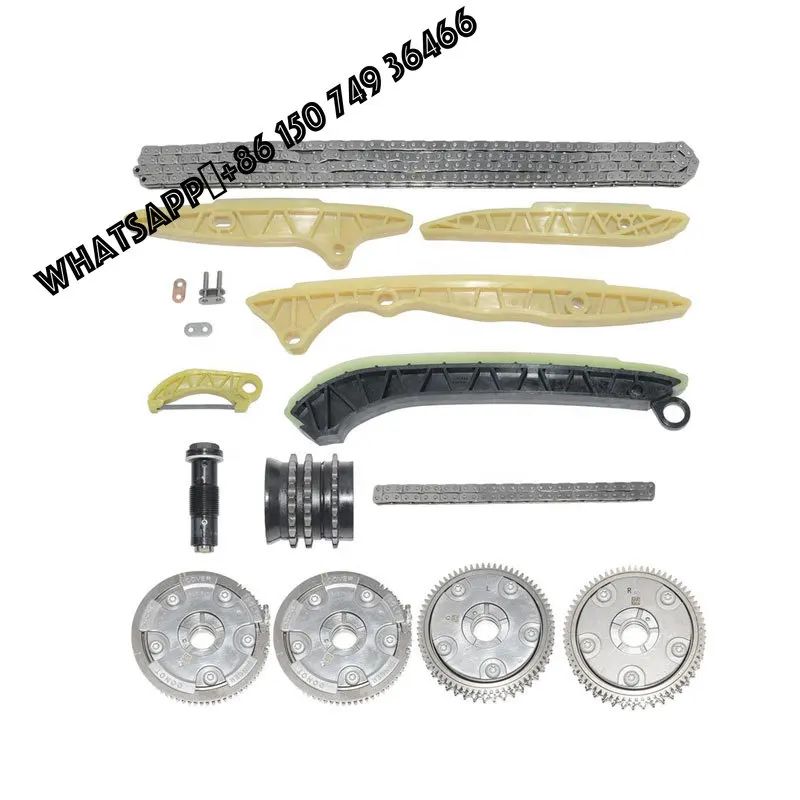 

Timing Chain Kit for Mercedes-Benz C230 C350 GLK350 M272 2.5L 3.0L 3.5L M273 4pcs Camshaft VVT Adjuster Sprockets A0009930776