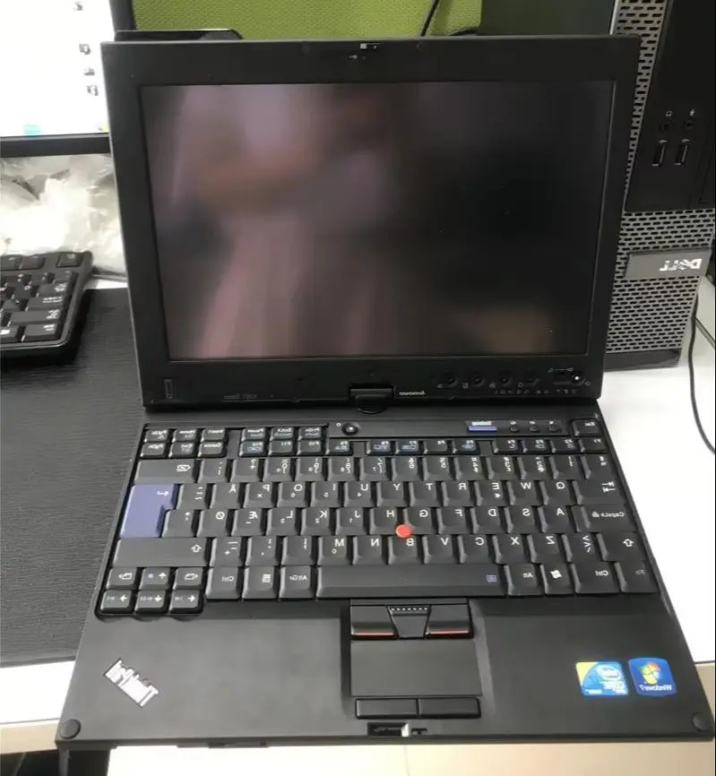 نظام التشغيل 512 جيجابايت SSD Win10 Windows 10 OS مثبت في الكمبيوتر المحمول الأصلي X220T i5 cpu 90% الجديد