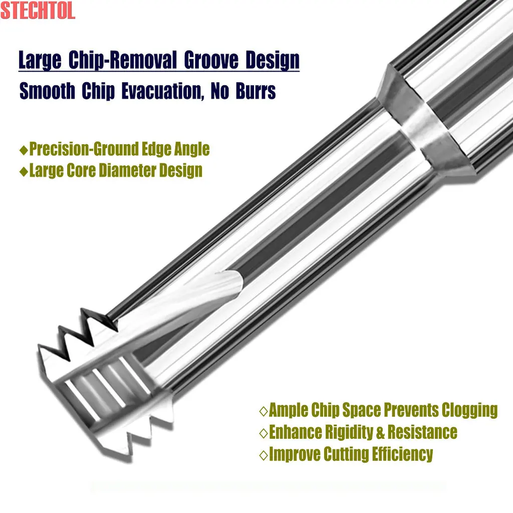 

65HRC Three-Tooth Thread Milling Tool CNC Router Bit Carbide Tungsten Steel Tap Threading Cutter Endmill for Aluminum Steel Cut