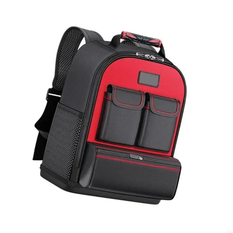 Tool Backpack Heavy Duty Electrician Tool Backpack Open Top Tool Bag Backpack 