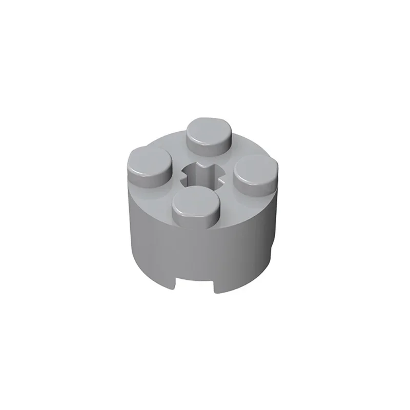 MOC 10PCS Puzzle Particle 6143 2x2 Round With Axle Hole Building Blocks 3941 Plate Bricks Educational Toy Gifts Dropshipping