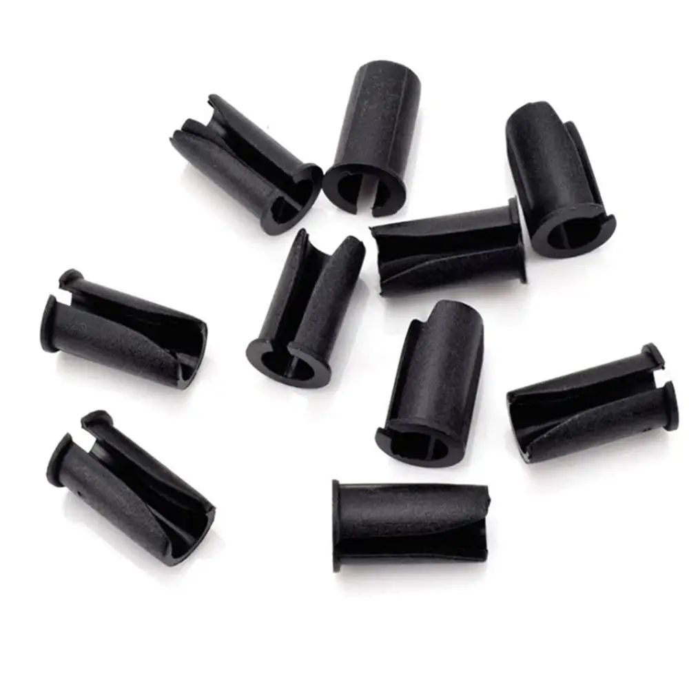 

10Pcs Bicycle Parts Mountain Bike Shim Tubes Black Brake Cable Guides Clips Bike U Buckles Bicycle Buckles Bike Frame Buckle