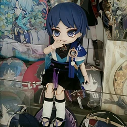 Game Impact Xiao Childe Kazuha Doll Clothes Accessories Funny Clothing For Ob11,Obitsu 11,Molly, Gsc,1/12 Bjd Doll Clothes