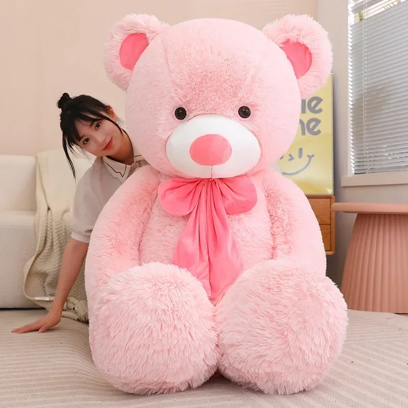 5 Colors Creative Big Size Bear Plush Toy Giant Stuffed Animals Soft Sleep Hug Pillow Baby Dolls Birthday Valentines Day Gift