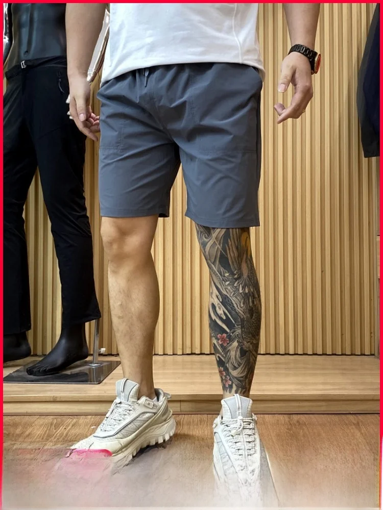 

Outdoor Men's Casual Short Pants Quick Dry Breathable Elastic Comfortable Spring Summer Short Shorts 3D Tailoring Slim Fit