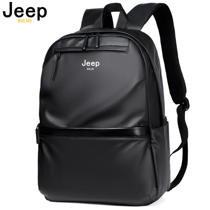 

JEEP BULUO High Quality Men Ultralight Backpack For Male Soft Fashion School Backpack Laptop Waterproof Travel Shopping Bags Hot