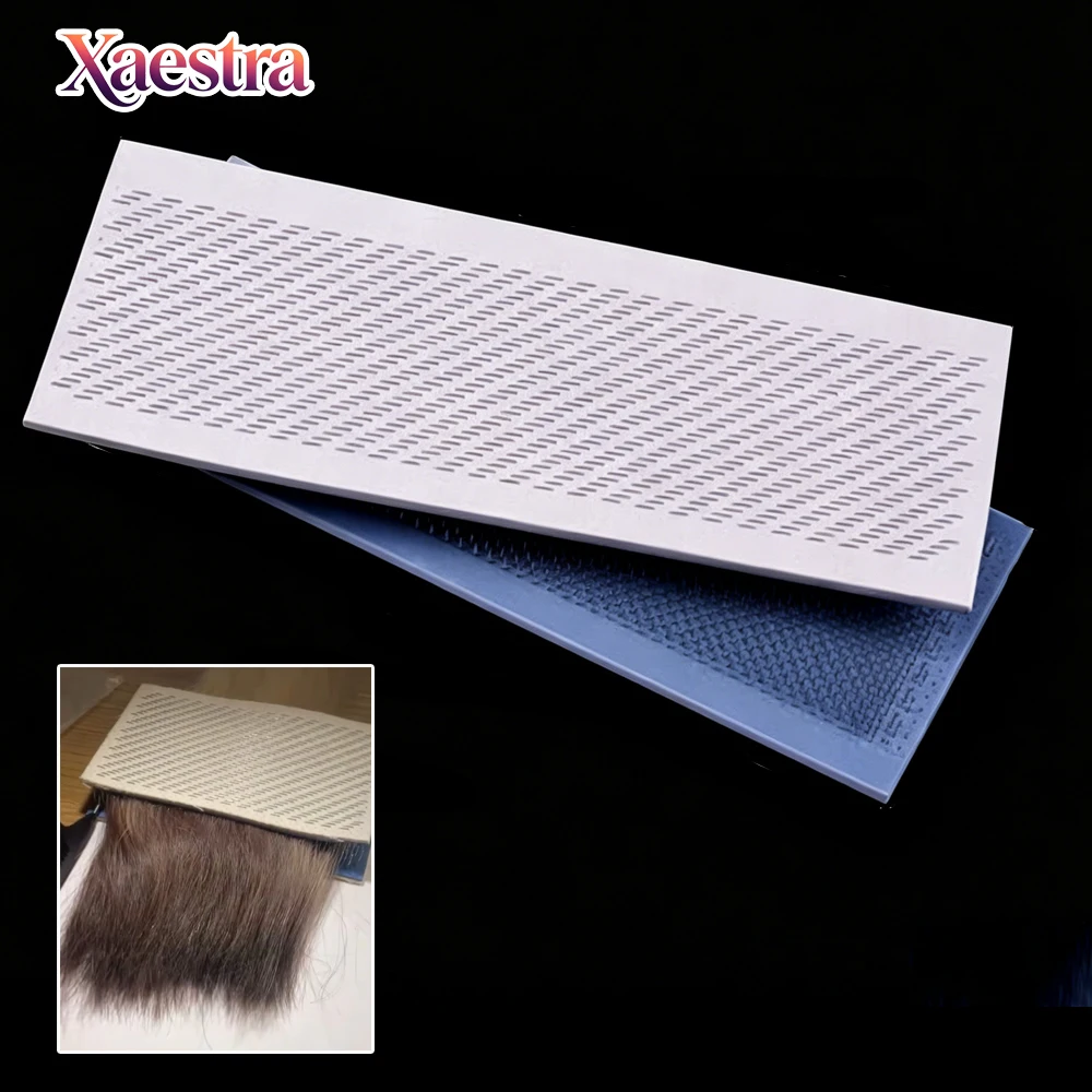 24Cm/30Cm Rubber Base Hair Sorting Skin Pad For Making Hair Wefts,Hair Extensions Steel Tooth Hair Board For Aligning Bulk Hair