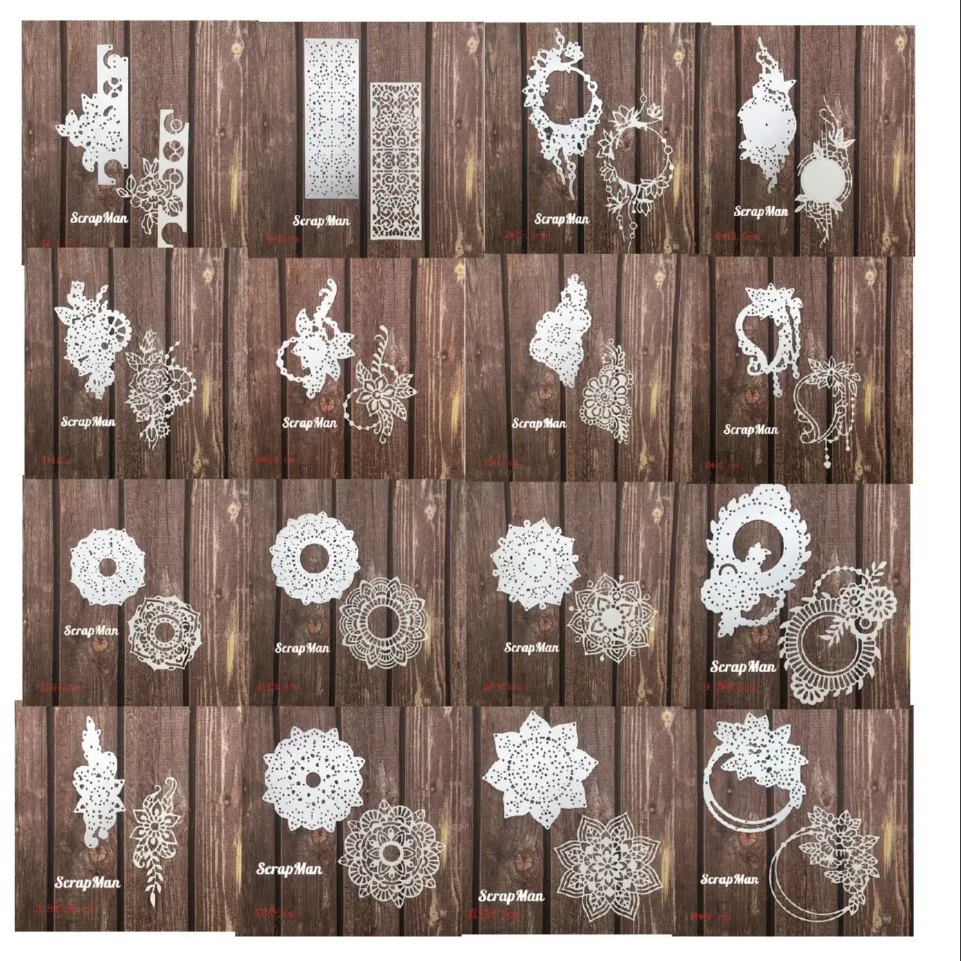 New 2024 Metal Cutting Dies Lace frame square frame diy Scrapbooking Photo Album Decorative Embossing PaperCard Crafts Dies