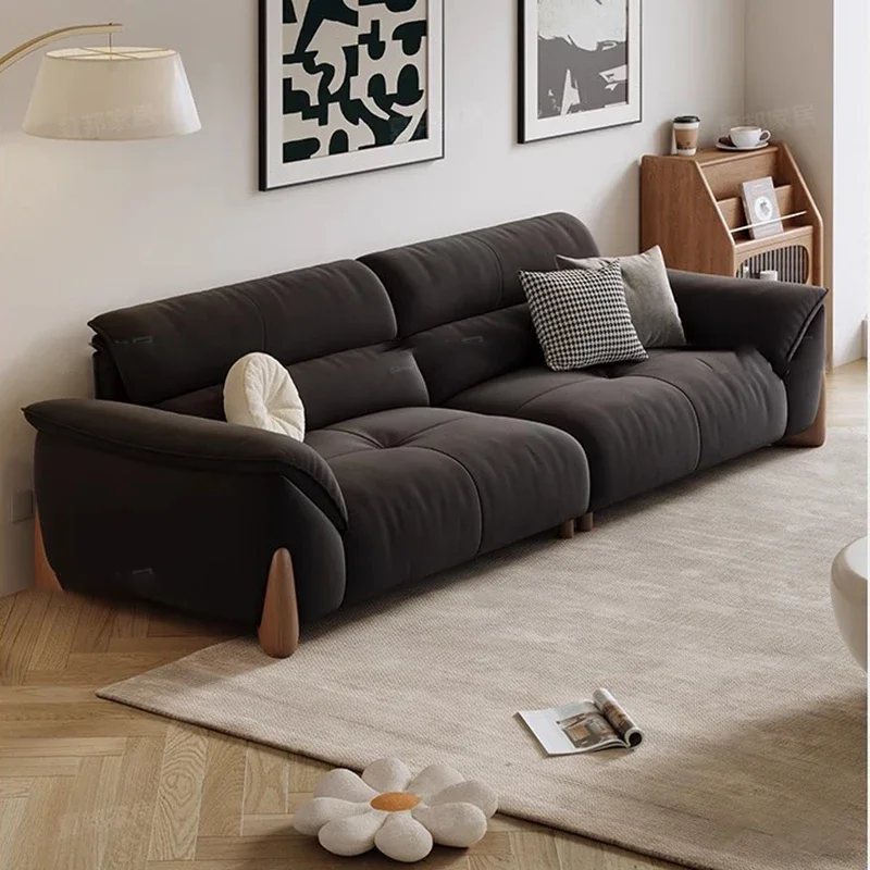 L Shape Homes Living Room Sofas Puffs Sectional Lounge Sofa Living Room Recliner Sofas Modernos Para Sala Home Furnitures