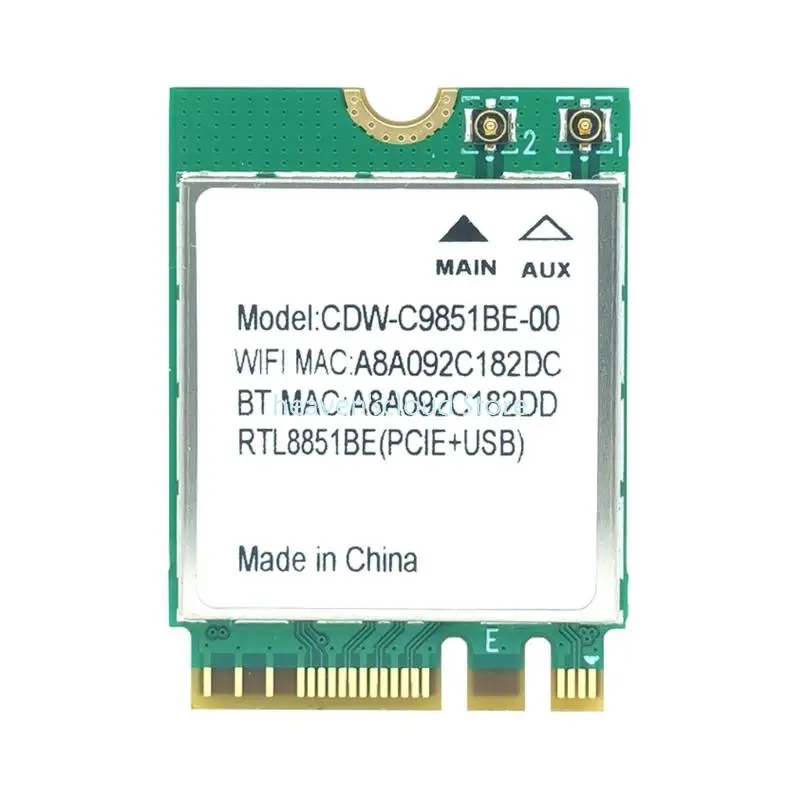 

Y88B RTL8851BE Gigabit Networking Card 2.4G Double Band Bluetooth-compatible