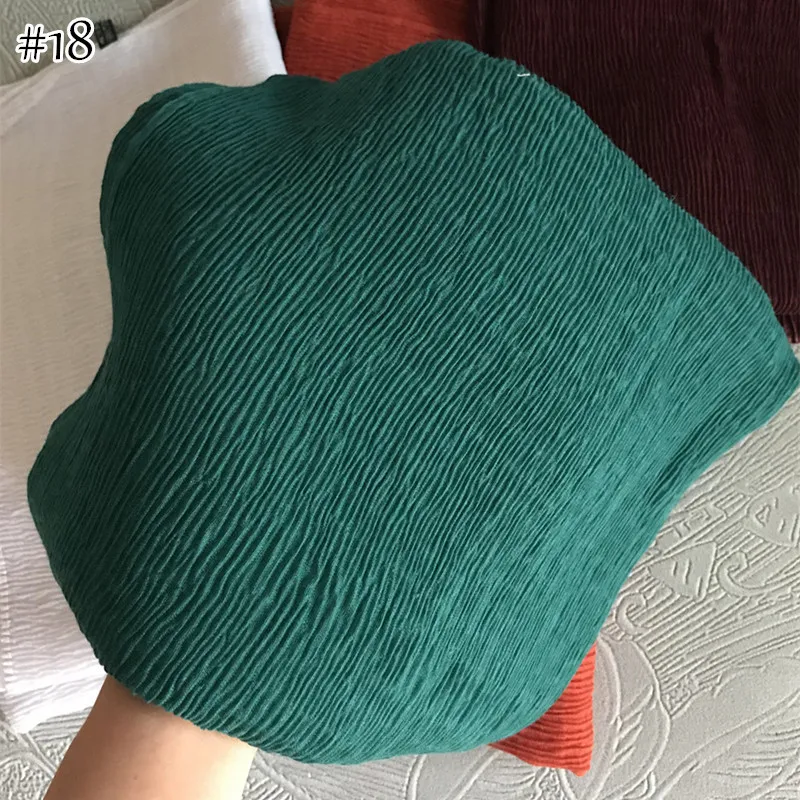 القطن رايون الحجاب وشاح الحجاب الصلبة يلتف حجم كبير عادي شالات طويلة النساء المسلمات الحجاب الإسلامية عمامة Headbands Foulard