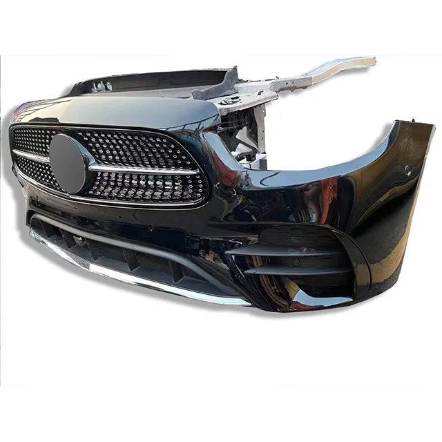 

For E-Class 2022-2024 W213 Front Bumper Assembly and Grille Radiator Fan Parking Sensor Absorber Diffuser