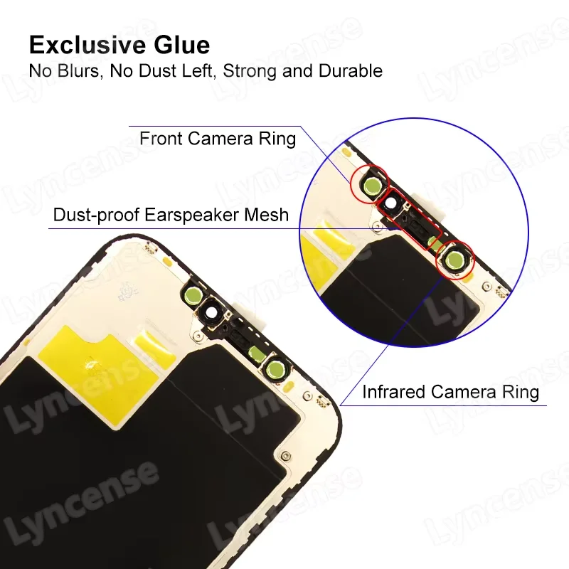 AAA+ OLED For iPhone 12 Pro Max LCD Display With 3D Touch Screen Digitizer For 12 Pro Max Screen Replacement Assembly Incell