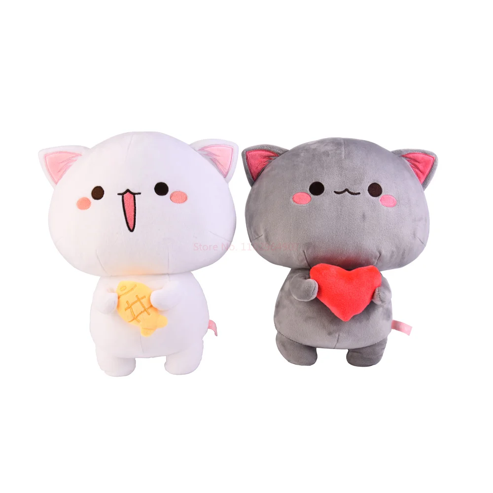 Kawaii Mitao Cat Lying Cats Couple Plush Doll Plush Toys Stuffed Cute Animal Dolls Pillow Soft Cartoon Cushion Birthday