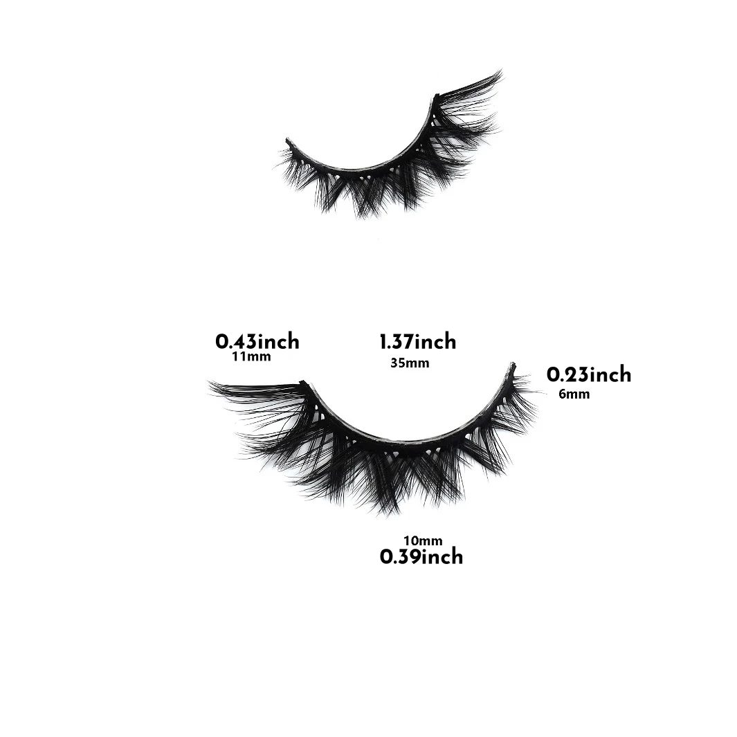 5 أزواج من الرموش الطبيعية ثلاثية الأبعاد على شكل عين القطة وأجنحة رموش كاملة الطول والرموش الصناعية الممدودة #3