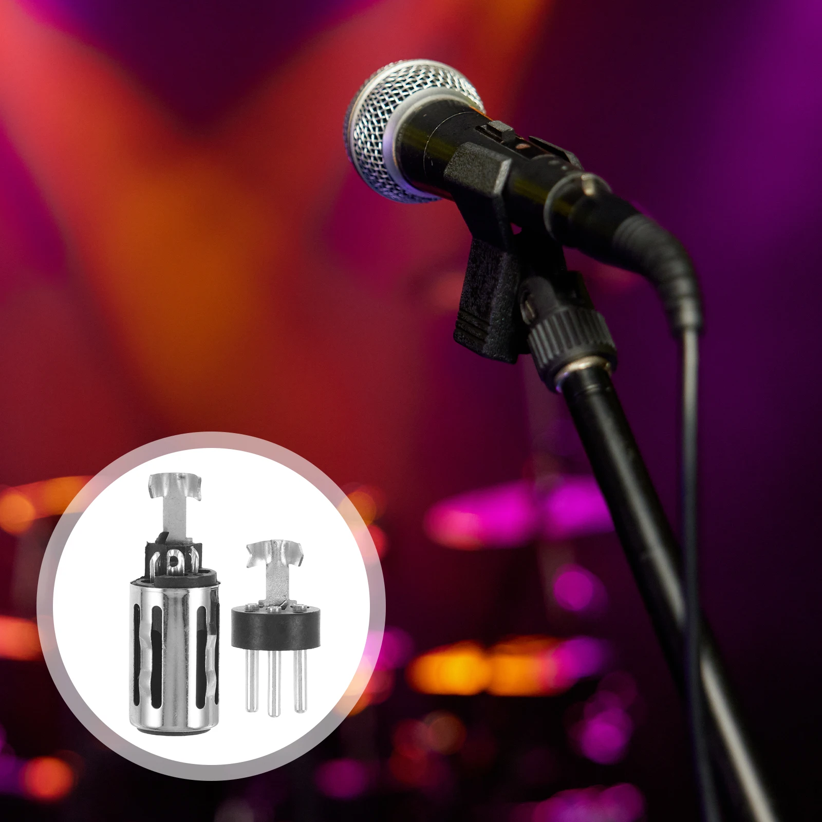

6 Pcs Microphone Accessory Connector Female Xlr Coupler Adapter for Amplifier Set