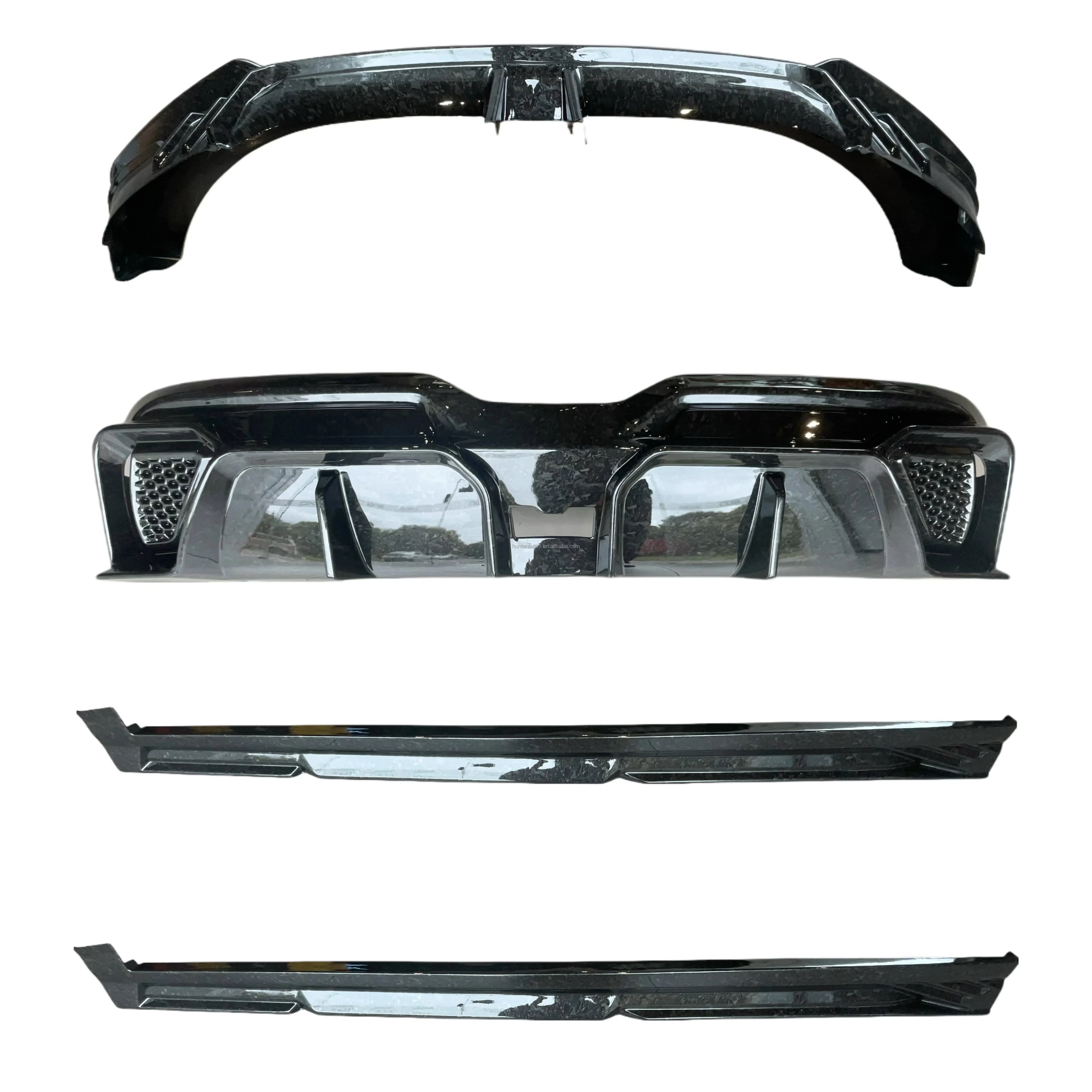 MG4 New Stylish Bodykit Front Lip Side Skirt Rear Diffuser For MG MG4 EV Body Kit MG4 Modify Parts Car Accessory