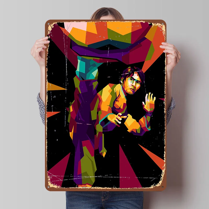 

Металлическая табличка-постер «Шаолиньский футбол» в стиле ретро, винтажная, для декора стен, стола, дома, для мужчин